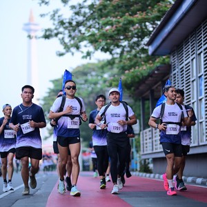 Race photo from KEMLU RUN 2026