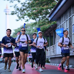 Race photo from KEMLU RUN 2026