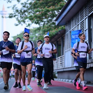 Race photo from KEMLU RUN 2026