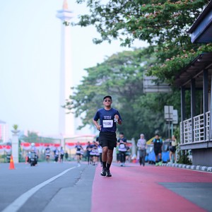 Race photo from KEMLU RUN 2026
