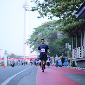 Race photo from KEMLU RUN 2026