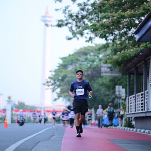 Race photo from KEMLU RUN 2026