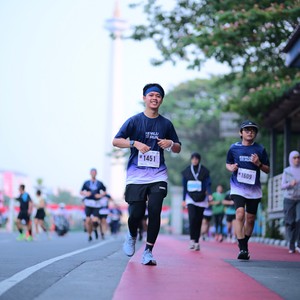 Race photo from KEMLU RUN 2026