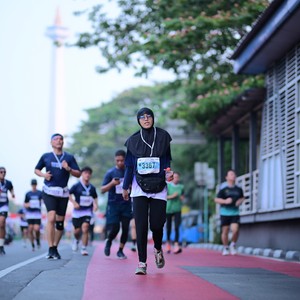 Race photo from KEMLU RUN 2026