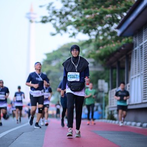 Race photo from KEMLU RUN 2026