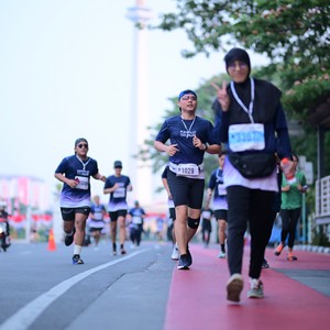 Race photo from KEMLU RUN 2026