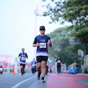 Race photo from KEMLU RUN 2026