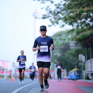 Race photo from KEMLU RUN 2026