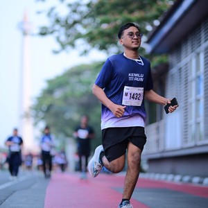 Race photo from KEMLU RUN 2026