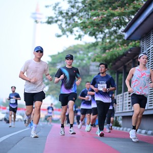 Race photo from KEMLU RUN 2026