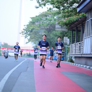 Race photo from KEMLU RUN 2026