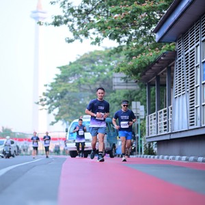 Race photo from KEMLU RUN 2026