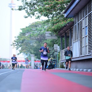 Race photo from KEMLU RUN 2026