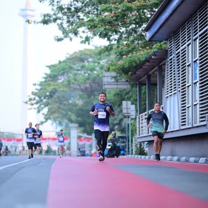 Race photo from KEMLU RUN 2026