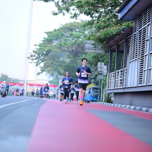 Race photo from KEMLU RUN 2026