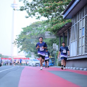 Race photo from KEMLU RUN 2026