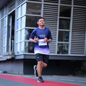 Race photo from KEMLU RUN 2026