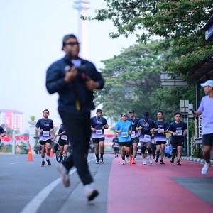 Race photo from KEMLU RUN 2026