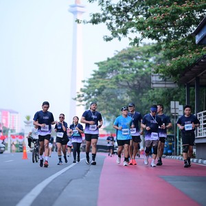 Race photo from KEMLU RUN 2026