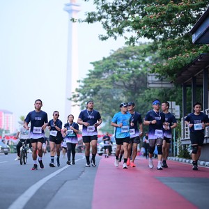 Race photo from KEMLU RUN 2026