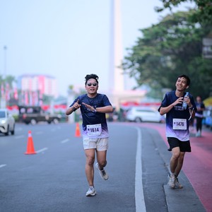 Race photo from KEMLU RUN 2026
