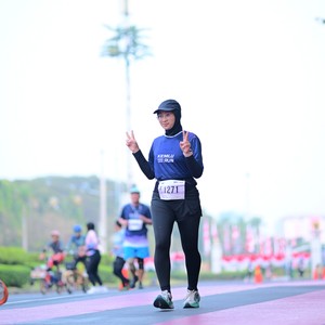 Race photo from KEMLU RUN 2026