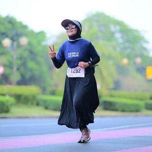 Race photo from KEMLU RUN 2026
