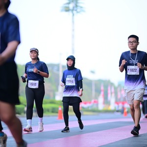 Race photo from KEMLU RUN 2026