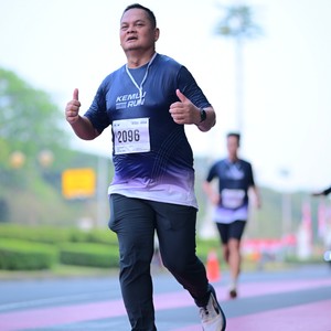 Race photo from KEMLU RUN 2026
