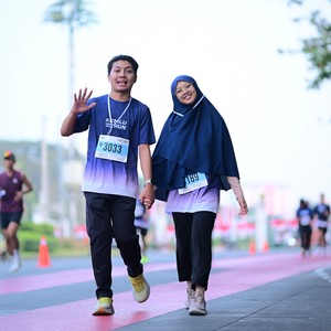 Race photo from KEMLU RUN 2026