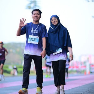 Race photo from KEMLU RUN 2026