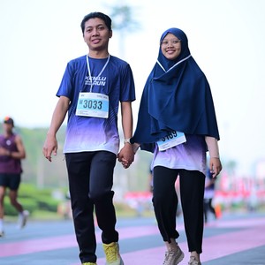 Race photo from KEMLU RUN 2026