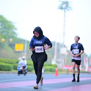 Race photo from KEMLU RUN 2026