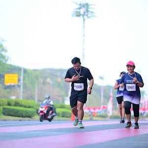 Race photo from KEMLU RUN 2026
