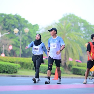 Race photo from KEMLU RUN 2026