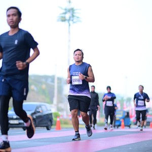 Race photo from KEMLU RUN 2026