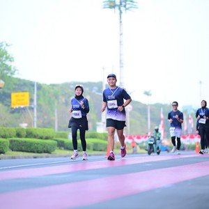 Race photo from KEMLU RUN 2026