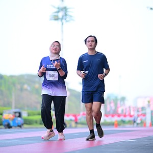 Race photo from KEMLU RUN 2026