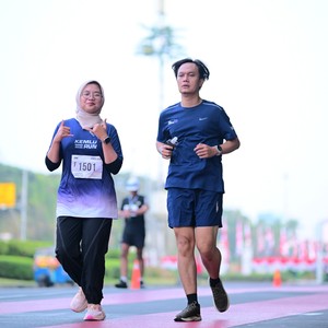 Race photo from KEMLU RUN 2026