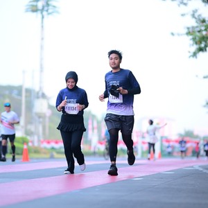 Race photo from KEMLU RUN 2026
