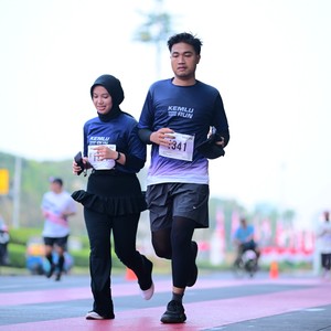 Race photo from KEMLU RUN 2026