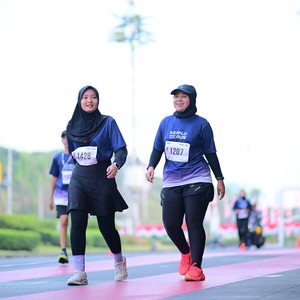 Race photo from KEMLU RUN 2026