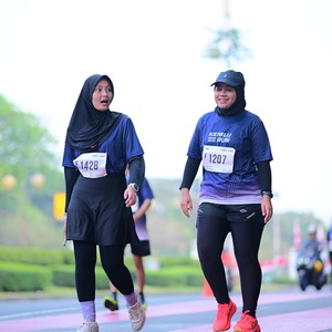 Race photo from KEMLU RUN 2026