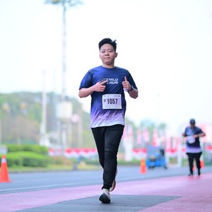Race photo from KEMLU RUN 2026