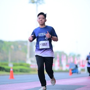 Race photo from KEMLU RUN 2026