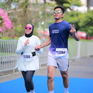 Race photo from KEMLU RUN 2026