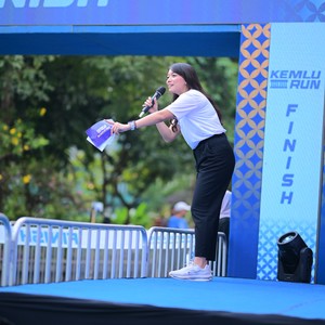 Race photo from KEMLU RUN 2026