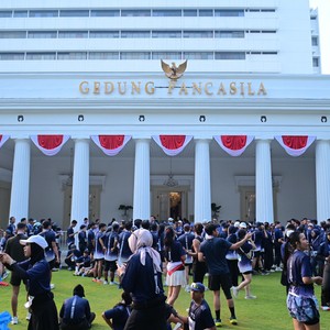 Race photo from KEMLU RUN 2026