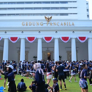 Race photo from KEMLU RUN 2026