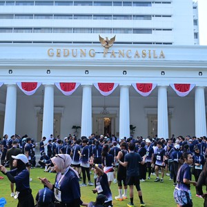 Race photo from KEMLU RUN 2026